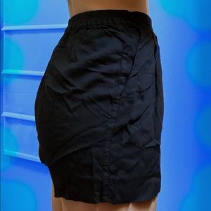 Basic black shorts